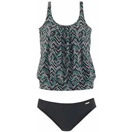 LASCANA Tankini Damen Schwarz 54