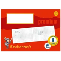 Staufen Staufen® Zahlenlernheft Premium Lineatur R kariert DIN A5 quer ohne Rand, 16 Blatt