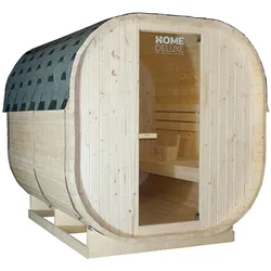 HOME DELUXE Outdoor Sauna CUBE XL - Größe: XL