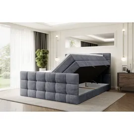 altdecor Boxspringbett BRUGO-Z KING - 160 x 200 - H3/H4 - Ecru