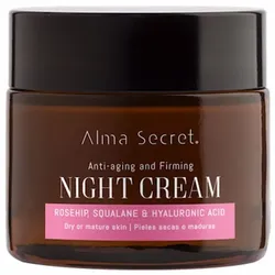 Alma Secret Nachtcreme, Mehrfach Reparierendes Anti-aging Für Empfindliche Haut, 50 ml 