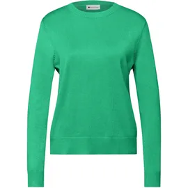 STREET ONE Basic Pullover Grün 42