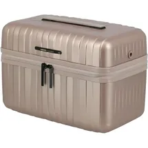 Travelite Beautycase Barbara Novelty, 37x27x22 cm, 19 L, 1,2 kg, Stabiler Kosmetikkoffer Hartschale mit Organizer, Schultergurt & Trolley-Aufsteckfunktion