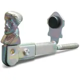 BRESKO 1-10 Stück Fensterladenhalter Feststeller Klappladenhalter Ladenhalter Fensterladen Halter Fensterladenfeststeller Beschlag Fenster (Gelb Männchen mit Anschlag, 10)