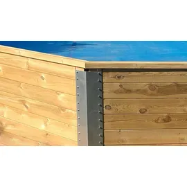 Weka Massivholzpool 593 B Set 476 x 376 x 116 cm inkl. Sandfilteranlage