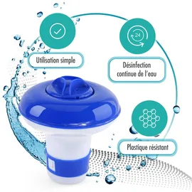 Höfer Chemie Pool Dosierschwimmer klein für Chlortabletten 20 g