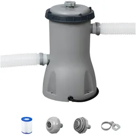 BESTWAY Power Steel Pro Pool-Set 488 x 244 x 122 cm, grau,