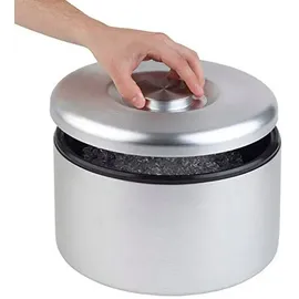 Buddy ́s Bar Eiseimer BUDDY'S "Eisbox", silber, B:27cm H:20cm T:27cm, Aluminium, Eiskübel, Aluminium, Fassungsvermögen 11 Liter