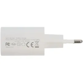 AccuCell USB-C Schnell-Ladegerät max. 20W, 5V, 9V oder 12 Volt, weiss