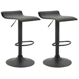 deluke Barhocker DERID 36 x 39 x 63 cm Schwarz