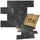 Dalsys Wandpaneele Dalsys Anthrazit 11 St. 100 x 100 cm