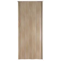 Falttür Höhe 202 cm Einbaubreite bis 84 cm Schiebetür Tür Sonoma Eiche hell farben Doppelwandprofil Neu st3js