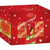 Lindt LINDOR Ei Milch | 450g Köcher mit zartschmelzender Füllung | Premium Vollmilch-Pralinen von Lindt | Schokoladengeschenk zu Ostern | Edles Pralinen-Geschenk für Genießer