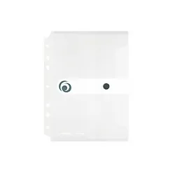 Herlitz 11293818, A5, Polypropylen (PP), Transparent, Porträt, 80 Blätter