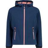 Softshelljacke für Kinder blaue Tinte 128