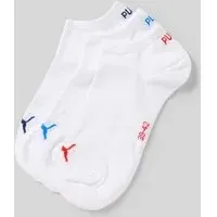 Puma Sneakersocken 3er Pack Blau/Rot/Weiß 43-46
