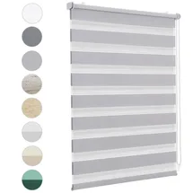 Sekey Doppelrollo 90 x 150 cm grau