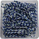 Alco Briefklammer ZEBRA Metall 28mm weiß-blau 300 Stück