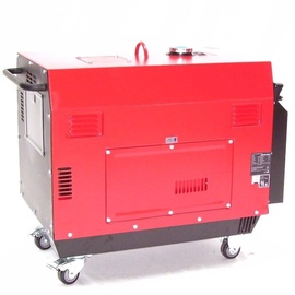 Apex Digital Diesel Stromerzeuger 5800 Generator 06263 schallisoliert 400V leise schallgedämm