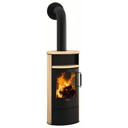 JUSTUS Kaminofen »Island 5 2.0«, sandstein, Sandstein, 5 kW - schwarz