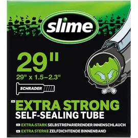 Slime Fahrradschlauch mit Pannendichtmittel, selbstdichtend, Schrader-Ventil, 29" x 1,5-2,3"
