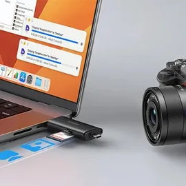 UGREEN 2-in-1 Sd/microsd/usb-c/usb-a/uhs-ii-speicherkartenleser – Schwarz