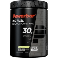 PowerBar Black Line Iso Fuel 30 Lemon 608g - veganer, isotonischer Sports Drink