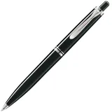 Pelikan Kugelschreiber Souverän mit Gratis Gravur (schwarz) | Aus Edelharz - Klassisches Design | SKU: 926220 | Druckkugelschreiber | Kuli | Penoblo