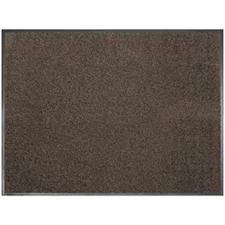 Fußmatte "CLEAN, Made in Belgium", braun, B:60cm H:8,5mm L:90cm, Polyamid, PRIMAFLOR-IDEEN IN TEXTIL, Teppiche, Schmutzfangläufer, Schmutzfangmatte, große Farbauswahl, waschbar