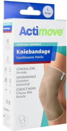 Actimove Kniebandage Geschlossene Patella L 1 Stück