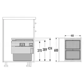 HAILO Cargo Synchro 56 l Grau