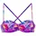 VENICE BEACH Bügel-Bandeau-Bikini-Top Damen Lila 42 Cup D