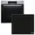 Bosch Herdset BOSCH Backofen Teleskopauszug + Induktionskochfeld Power Booster autark 60cm