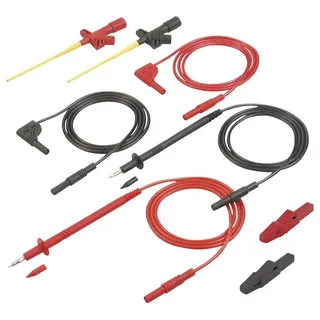 Hirschmann SKS Hirschmann MMS 2040 Sicherheits-Messleitungs-Set Lamellenstecker 4 mm Prüf