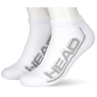 Head Unisex Sneaker Socken, Weiß, 39_42