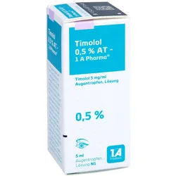 Timolol 0,5% At-1a Pharma Augentropfen 5 ml