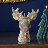 Ginger Ray Christmas Gold Stag Candle Tischkamin Dekoration