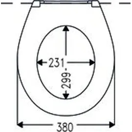 Pagette WC-Sitz Exklusiv Weiß