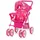 Chipolino Puppenwagen Dolly Korb faltbar Frontbügel Fußstütze Griff verstellbar