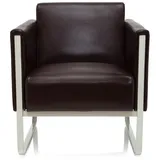 HJH Office ARUBA Kunstleder 1-Sitzer Braun