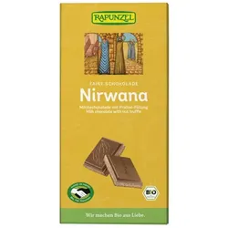 Rapunzel Nirwana Milchschokolade mit Praliné-Füllung HIH bio