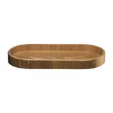 Asa Selection Tablett Wood Oval 23 x 11 cm Holz Braun S (Small)