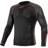 Alpinestars Ride Tech V2 Summer Langarm-baselayer - Black / Red - XL-2XL