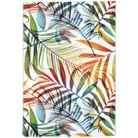 Pergamon Designer Teppich Faro Tropical Bunte Zweige Bunt 200x290cm