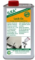 ILKA Lack-Ex Entlacker und Graffiti Entferner 0408-001 , 1 Karton = 12 Flaschen à 1 Liter