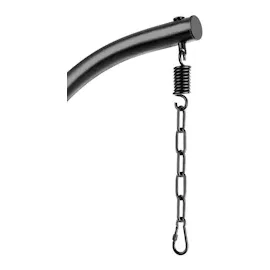Tectake tectake® Hängesessel Ariane mit Gestell und Kissen 160kg