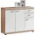 Procontour Sideboard 90 x 74 x 35 cm Eichefarben / Weiß