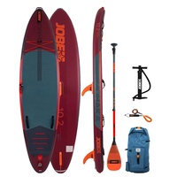 Jobe Mohaka 10.2 Aufblasbares SUP Board Paket rotwein orange