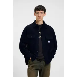 HUGO BOSS Oversized Freizeithemd in Waffel-Optik Modell 'EKYNONE', Black, L