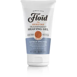 Floïd Citrus Spectre Shaving Gel (150 ml), Rasiergel mit Glycerin zum Schutz und zur Hydratisierung der Haut, Gel für eine glatte Rasur mit entspannend-warmem Duft